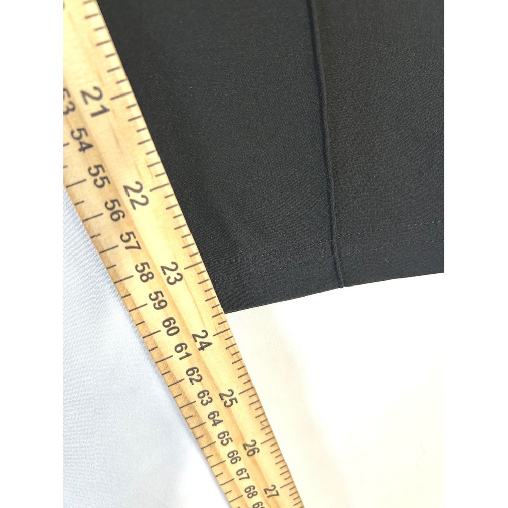 Harper Black High Waisted Sailor Button Trousers Petite Large Pull On Stretch - Picture 5 of 10